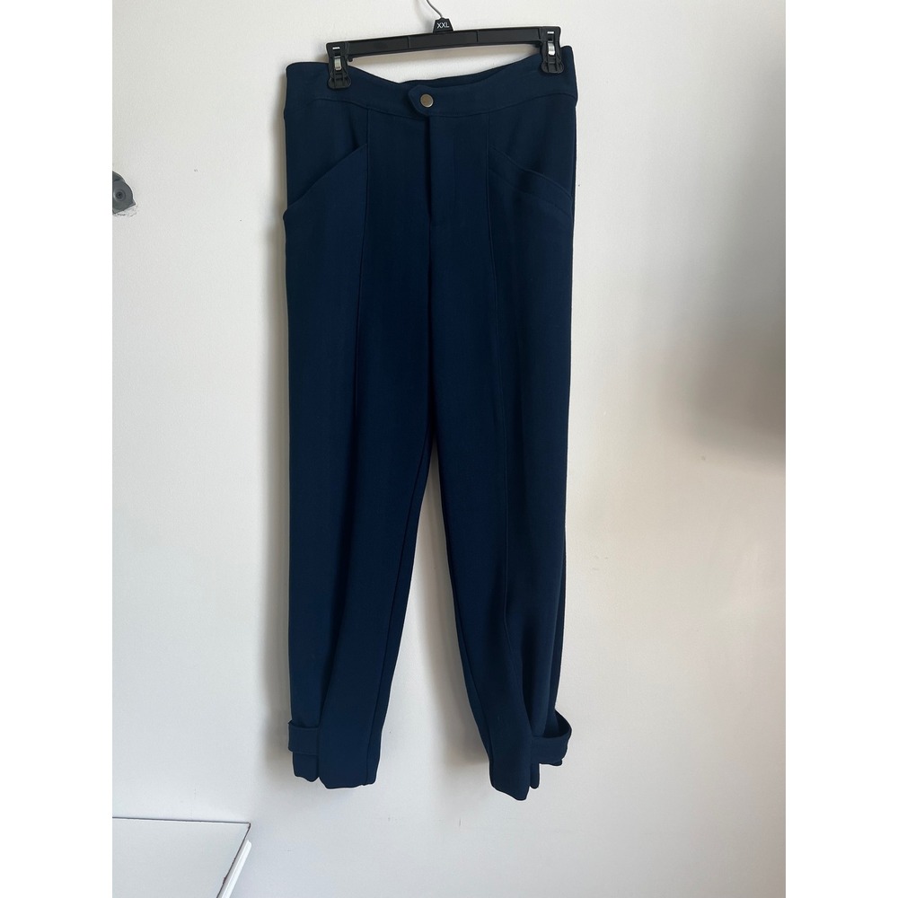 Anthropologie maeve magda Navy Pants Sz 6